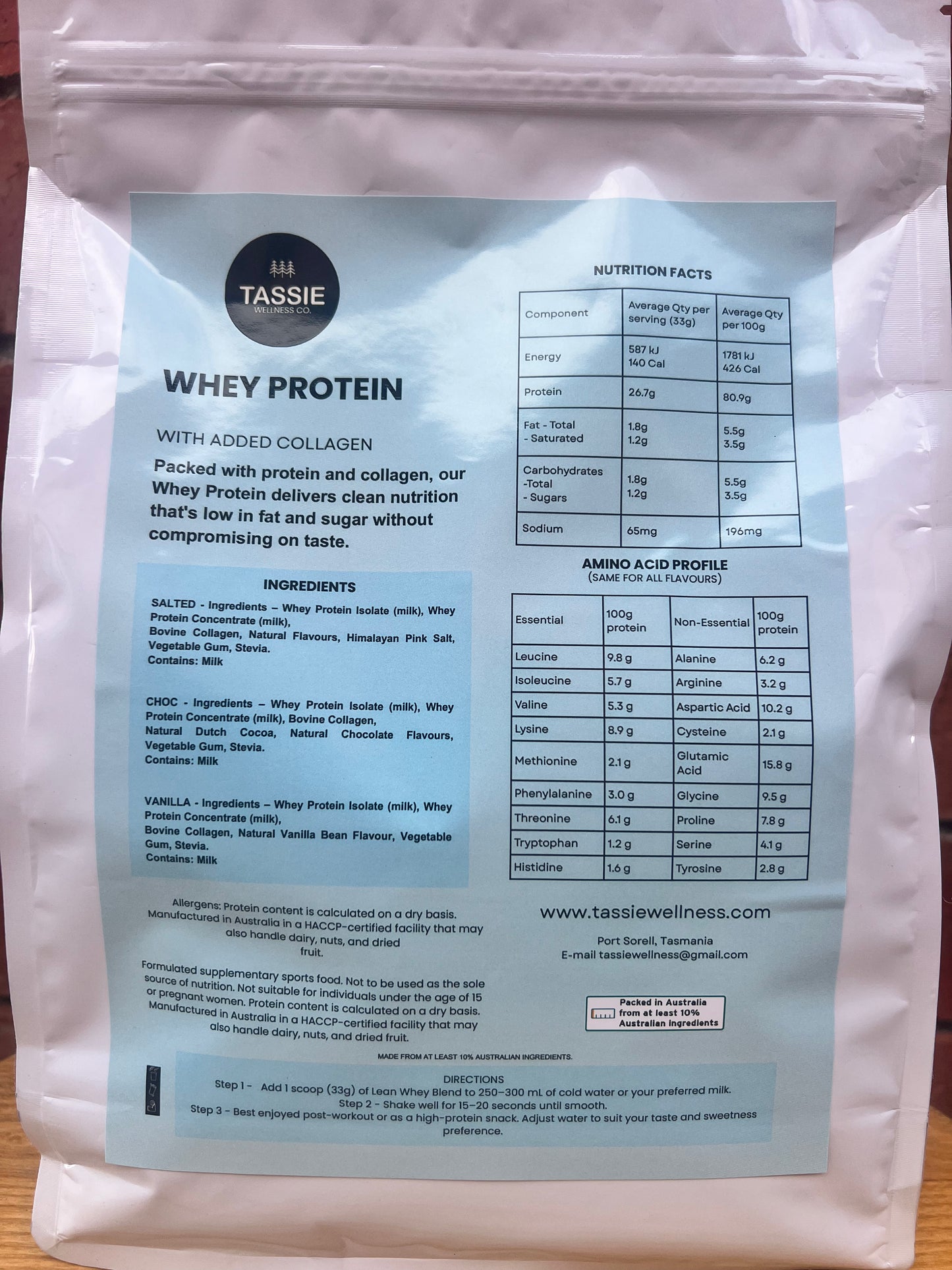 Whey Protein with Collagen (1kg)