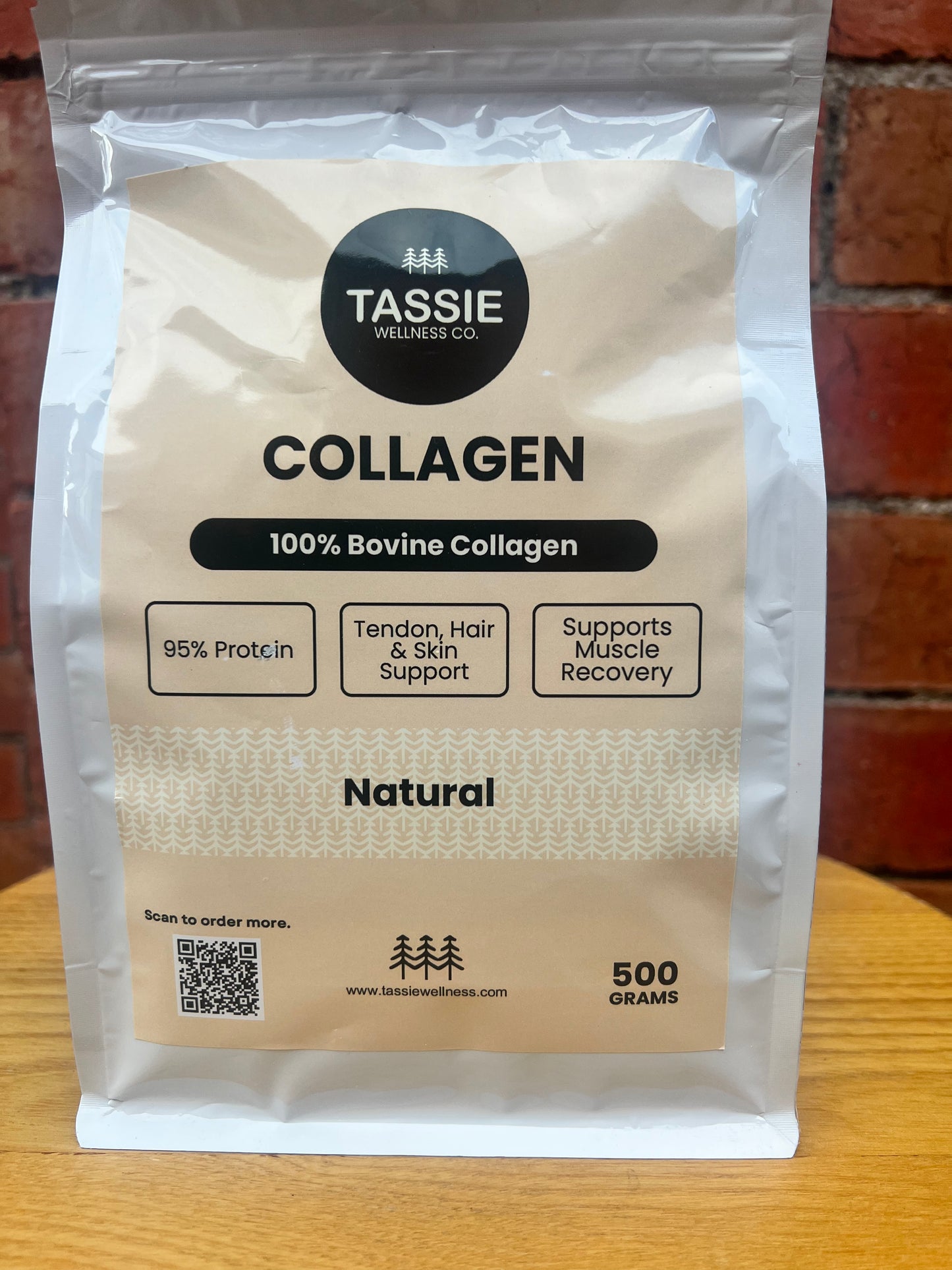 Pure Bovine Collagen Powder (500 Grams)