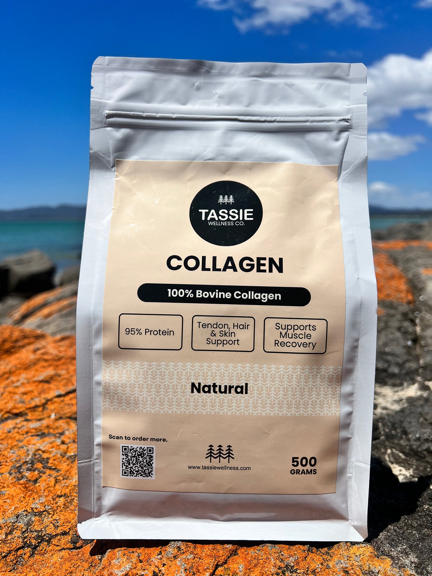 Pure Bovine Collagen Powder (500 Grams)