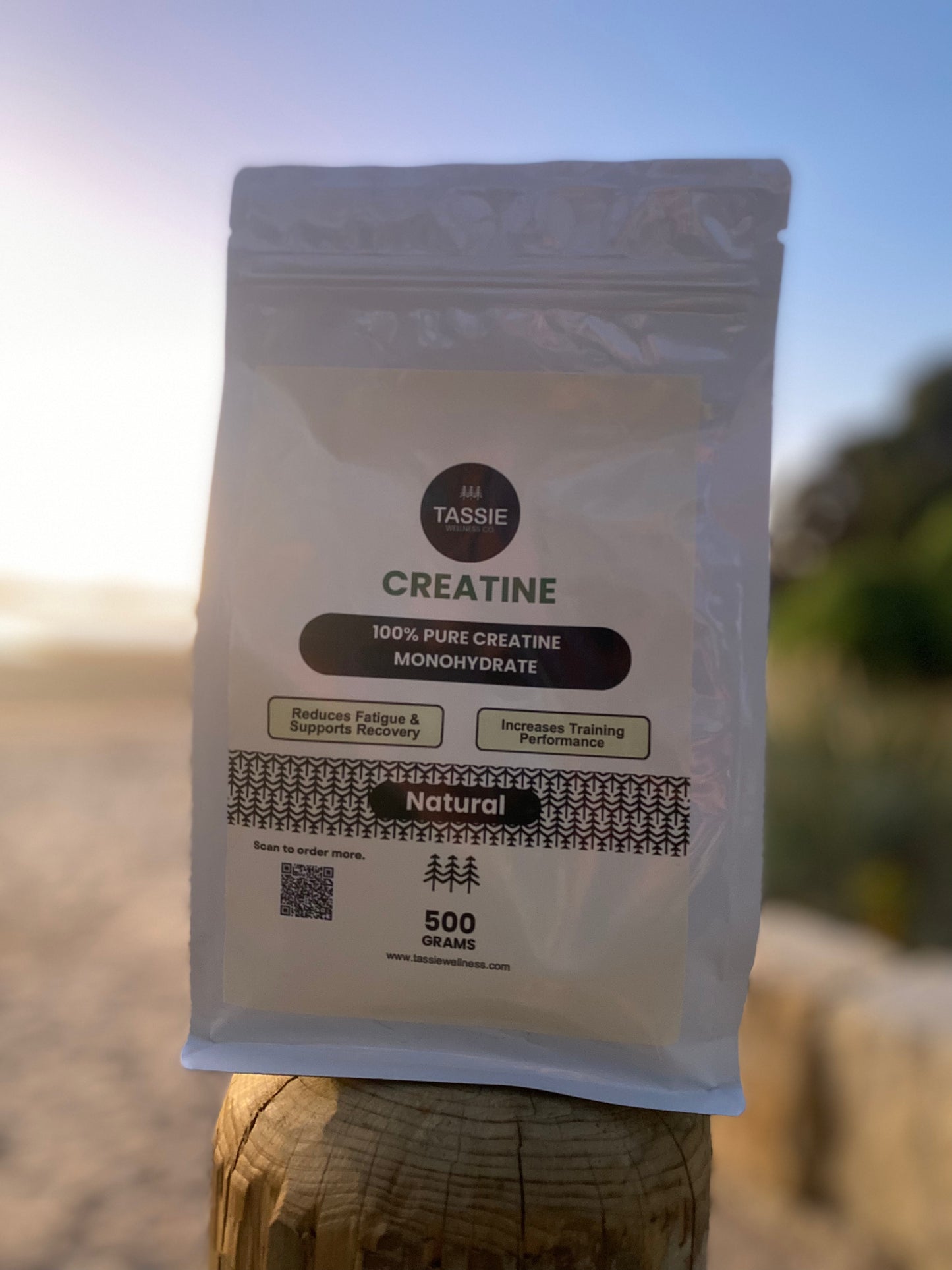 100% PURE CREATINE MONOHYDRATE (500 Grams)